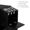 "CORIA" Salon Cart, Side Station - Matte Black