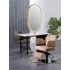 "DELPHI" Double Sided Styling Station with Salon Mirror