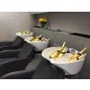 "SANTORINI" Luxury Shampoo Unit With Stainless Base