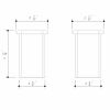 AH-12 Black Square iron holder