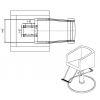 U Footrest with Stainless AGS Pedal (204)
