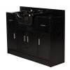 "Bora Bora" Salon Shampoo Cabinets, Salon Shampoo Stations, Wet Salon Station
