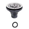 G-201/G-202 Stainless Drainer Basket with Pipe, Salon Bowl Parts, Shampoo Sink Replacements