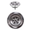 G-201/G-202 Stainless Drainer Basket with Pipe, Salon Bowl Parts, Shampoo Sink Replacements