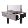 "LUMINA" Cosmetology School Station, Stainless Steel Salon Station