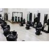 "ROMANOS" Vintage Barbershop Chair, Vintage Barber Chairs, Vintage Barber Shop Chair for Sale