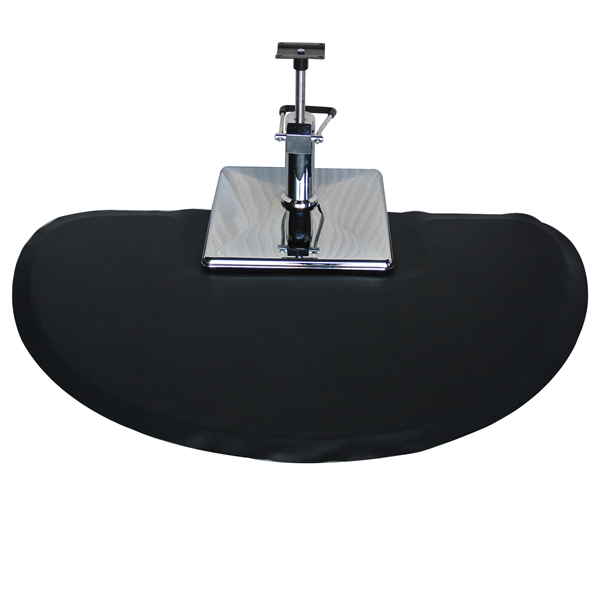 Round Salon Floor Mat for Square Base
