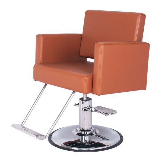 "GRAND CANON" Extra Large Salon Chair in Chestnut