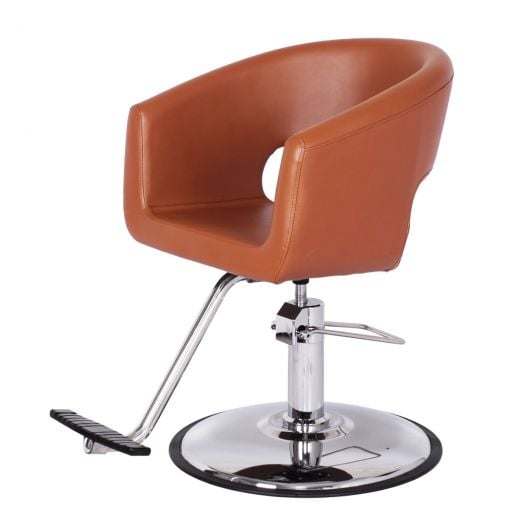 "MAGNUM" Salon Styling Chair in Chestnut