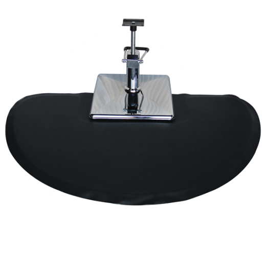 Round Salon Floor Mat for Square Base