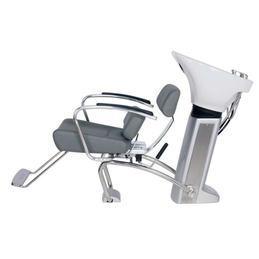 "AKITA" Japanese-Design Sliding Seat Shampoo Unit (SKU: G-024), Side View