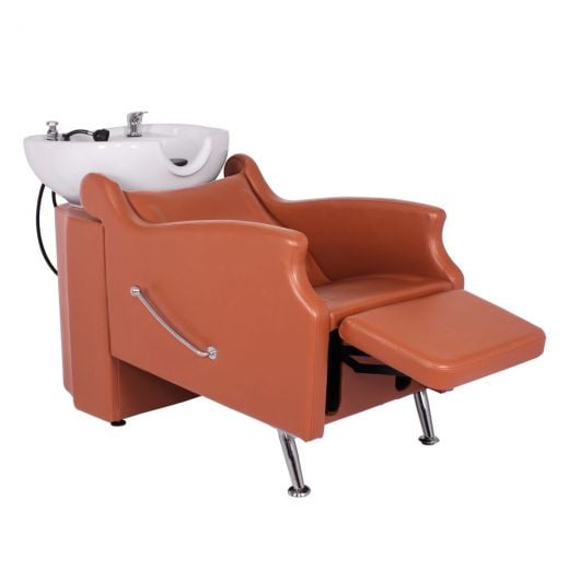 "MISSISSIPPI" Shampoo Backwash Unit in Chestnut