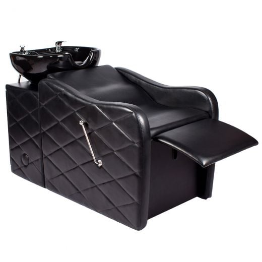 "GABRIELLE" Luxury Shampoo Backwash Unit with diamond quilted patterns