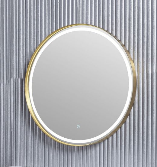 "MAUNA KEA" Stainless Styling Station in Gold with LED Light