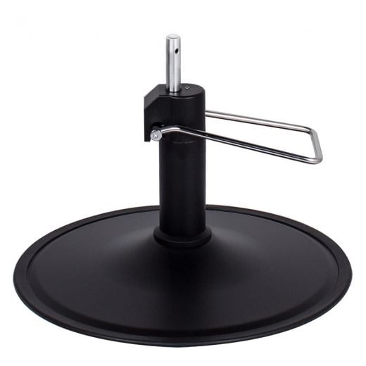 Salon Chair Base, Matte Black Round Base, No. 8 Styling Chair Base