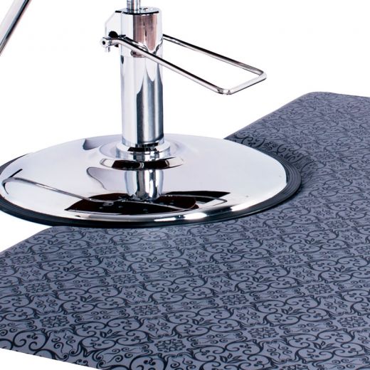 Square Salon Floor Mat for Round Base, Anti Fatigue Salon Mat, Salon Supplies
