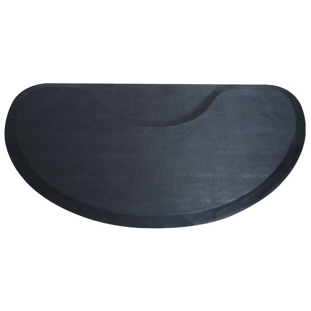SemiCircle Salon Floor Mat for Round Base