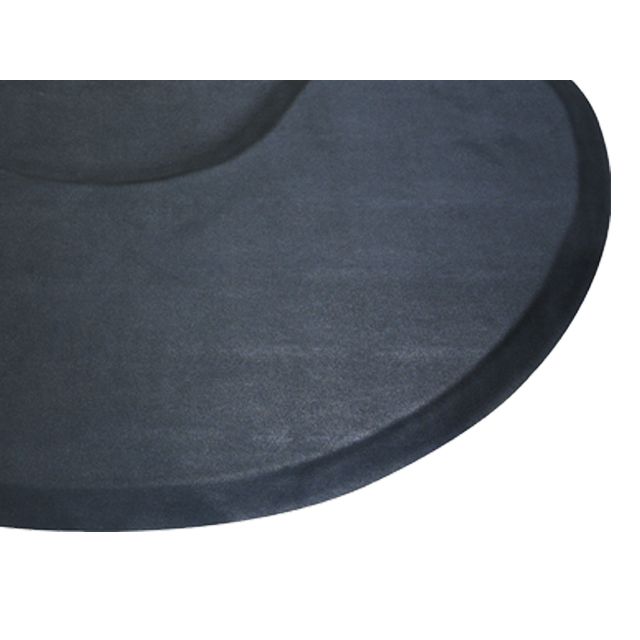 SemiCircle Salon Floor Mat for Round Base