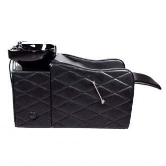 "GABRIELLE" Luxury Shampoo Backwash Unit with diamond quilted patterns