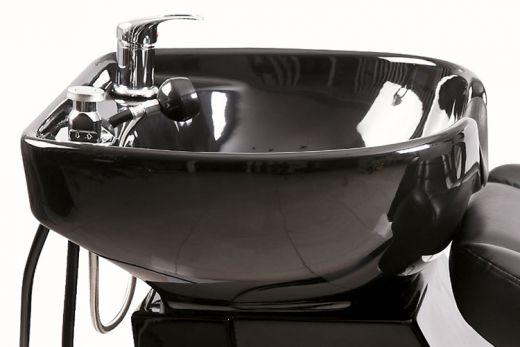 Stationary Salon Shampoo Bowl Only, with Molded Headrest Holder