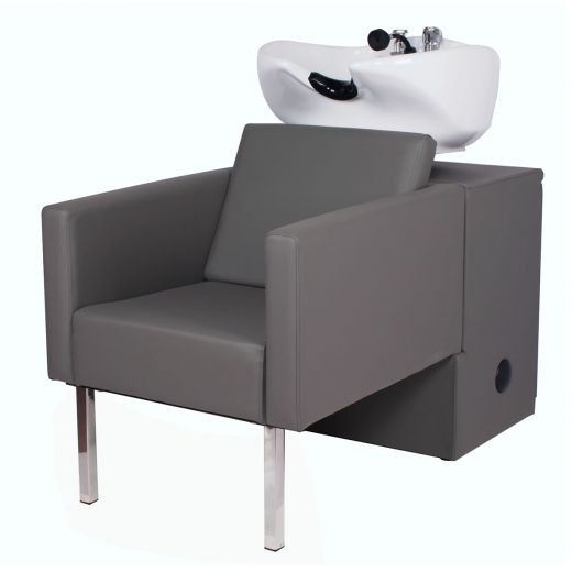 "AMSTERDAM" Grey Shampoo Bowl, Grey Shampoo Chair, Grey Shampoo Sink