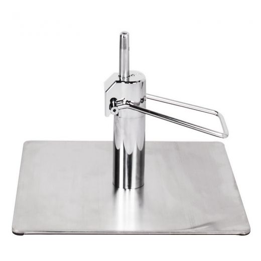 Stainless Steel Square Base, No. 4 Styling Chair Base, Hair Salon Chair Base