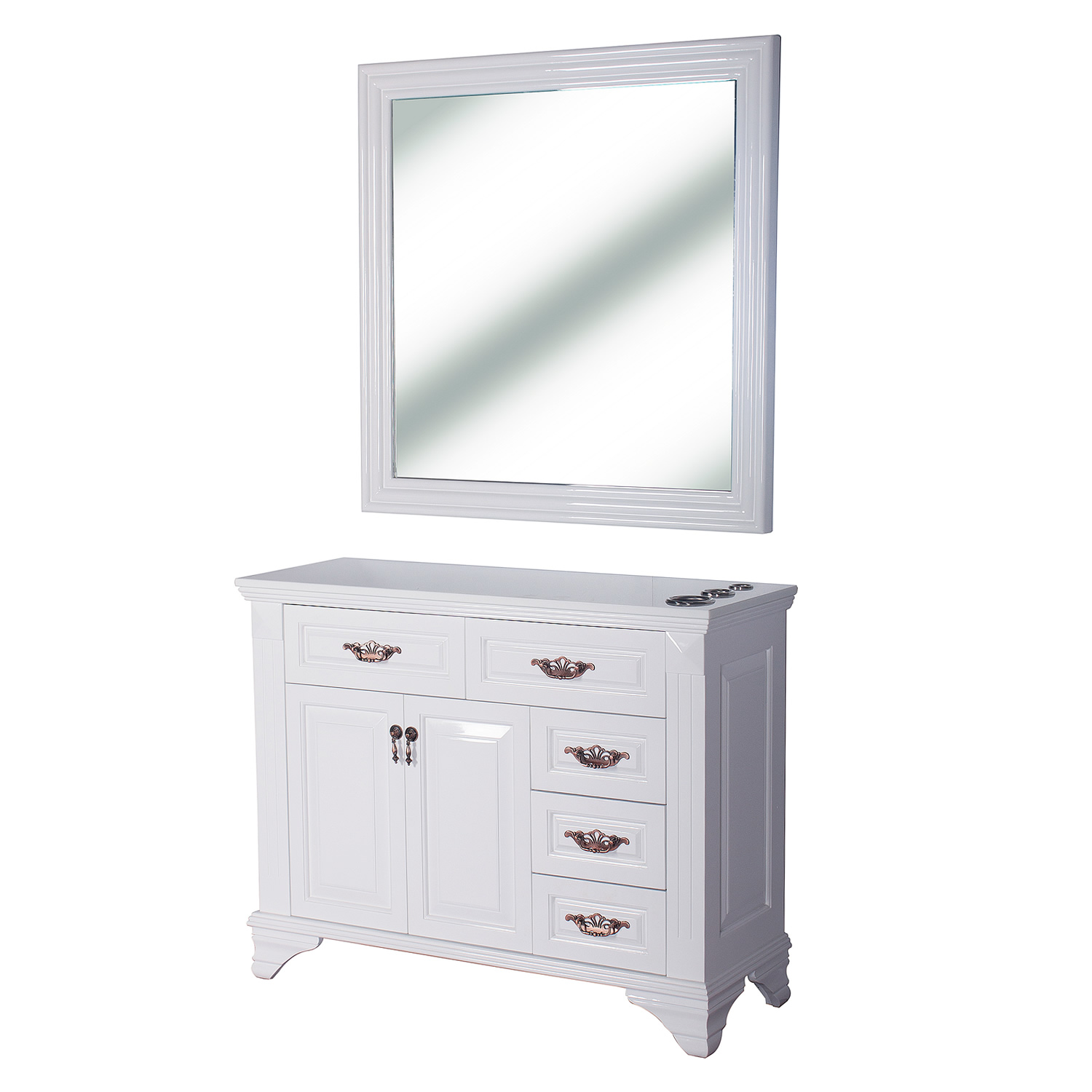 "FLORENCE" Styling Station in Pure White