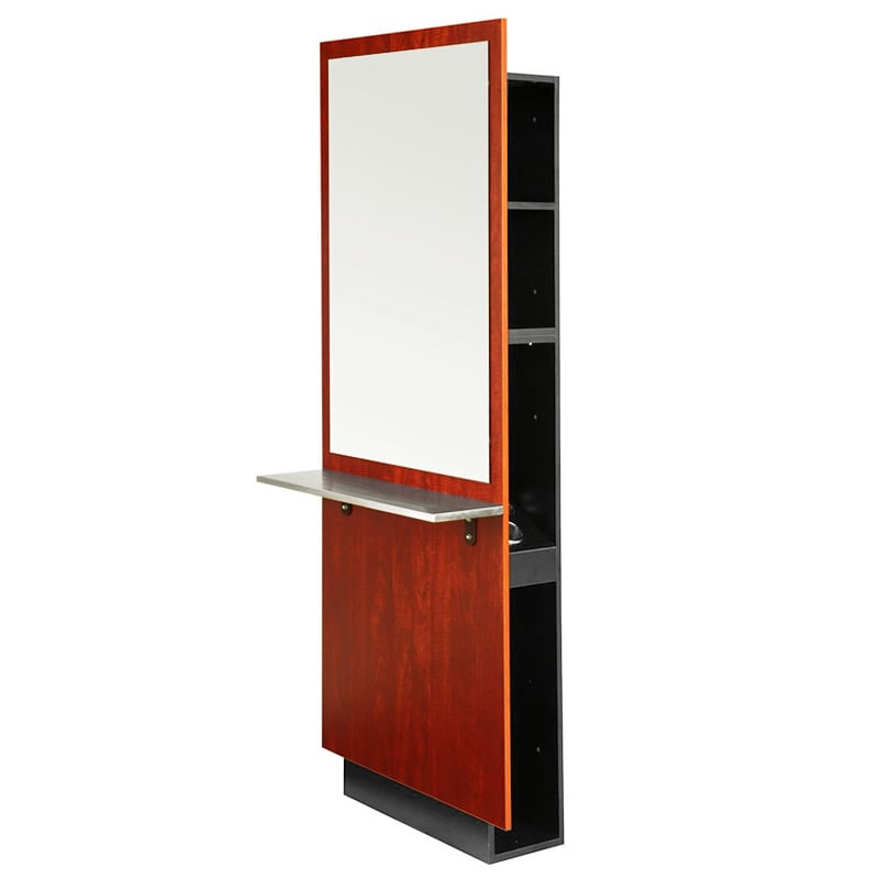 "MADURA" Single Styling Station in Wild Cherry (Clearance)